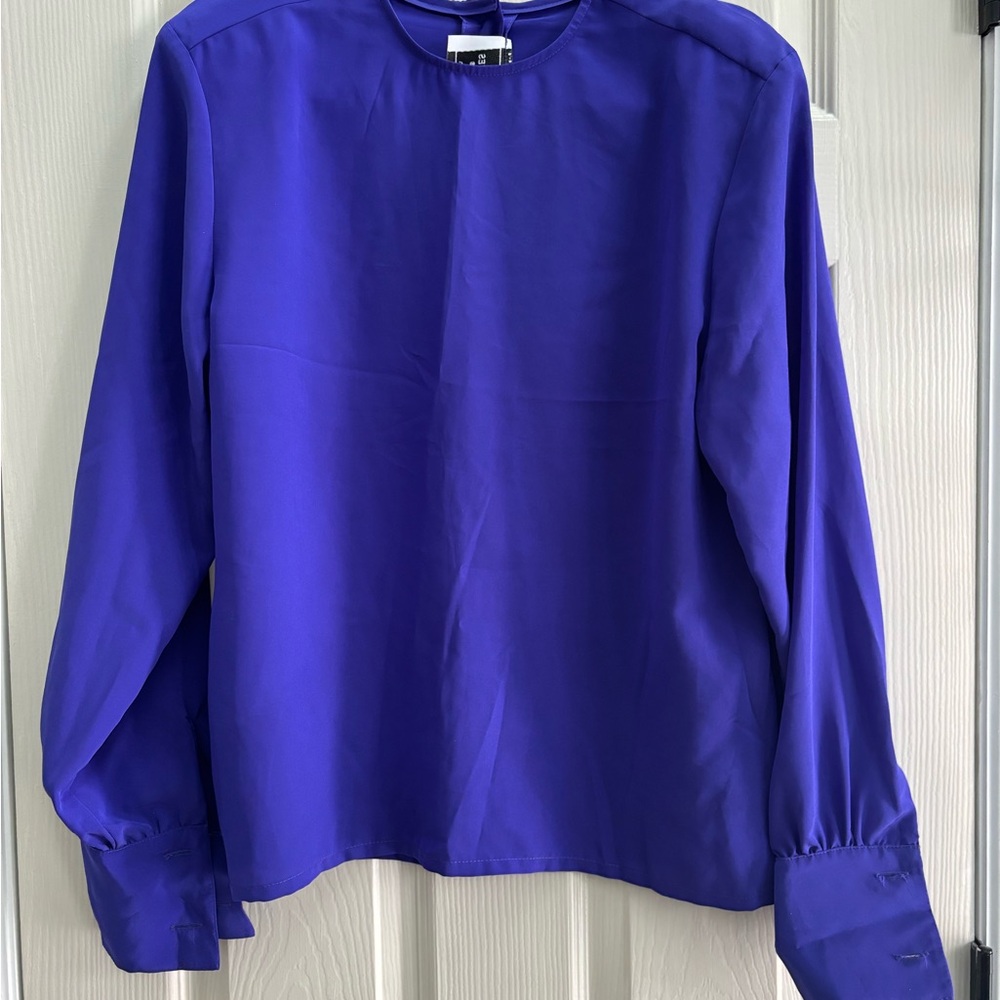 Vintage Pendleton Vibrant Purple Long Sleeve Blouse